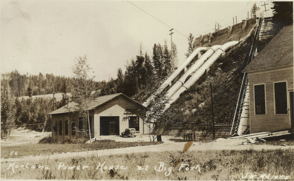 1930s iteration of the Bigfork powerhouse - Credit Kellogg Collection