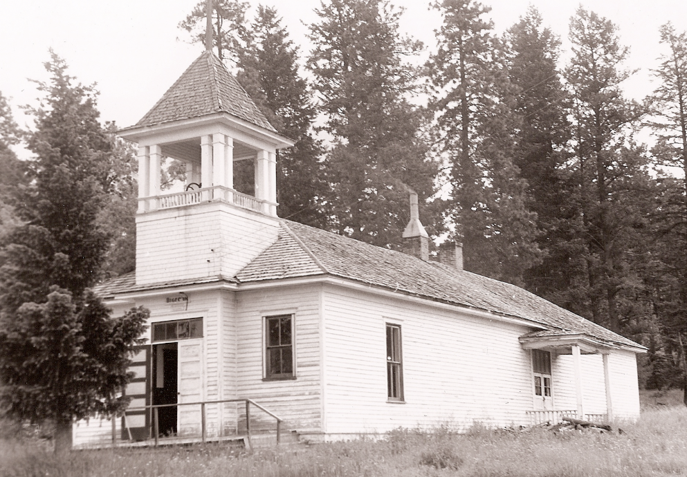 The first Bigfork School — Credit Collection of Firman "Bo" Brown