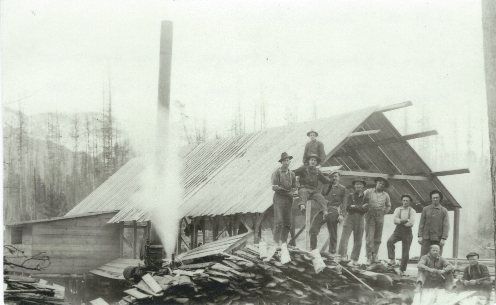 Swan Timber Sale Logging Camp – Credit Kellogg Collection