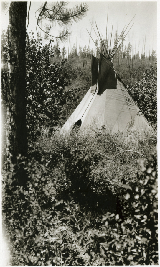 Kootenai Tipi - Linderman Collection - UM Archives Mansfield Library