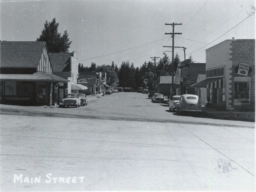 Electric Ave. looking south sometime in the 1950s. Credit - Kellogg Collection