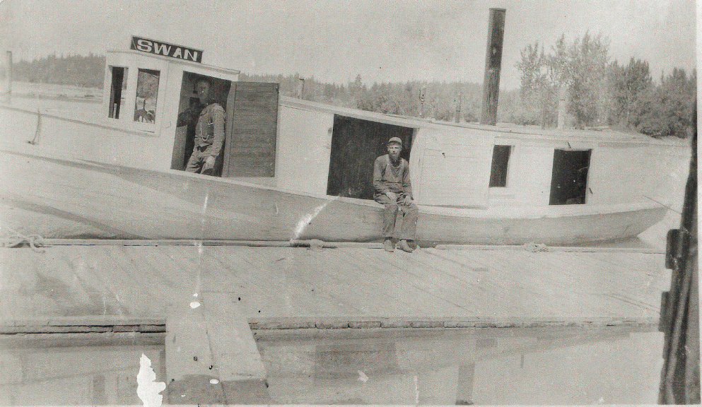 The Swan a local boat. Credit - Wells Family Collection