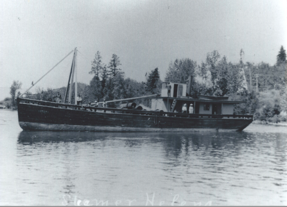 The Helena bear Holt on the Flathead River. Credit - Kehoe Family Collection