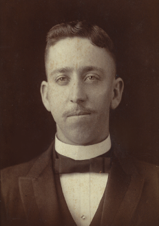 Portrait of young Everit Sliter - Sliter Family Collection