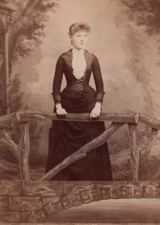Portrait of young Lizzie Sliter - Sliter Family Collection